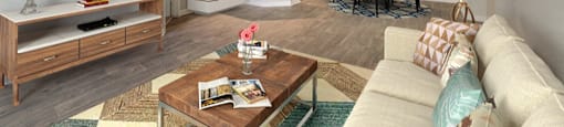 Open-concept floor plan at Midora at Woodmont in Tamarac, FL