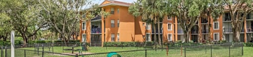 Leash-free dog park at Midora at Woodmont in Tamarac, FL