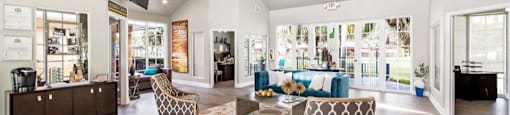 Beautifully designed clubhouse at Midora at Woodmont in Tamarac, FL