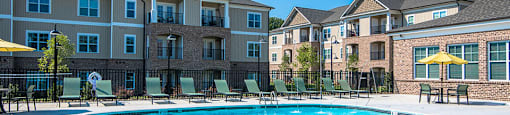 Sparkling swimming pool at Millis and Main at Grandover