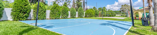 Basketball Court at Mission Club Apartments in Orlando, FL