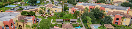 Aerial View of Mission Club Apartments in Orlando, FL