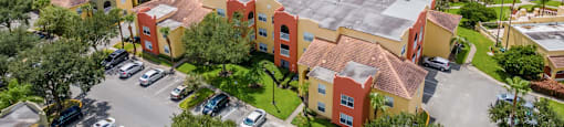 Aerial View of Mission Club Apartments in Orlando, FL