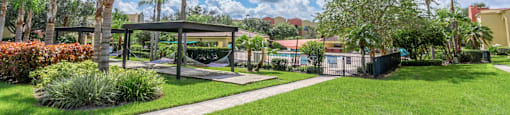 Outdoor Lounge at Mission Club Apartments in Orlando, FL
