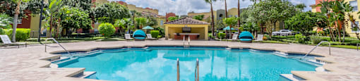 Sparkling Swimming Pool at Mission Club Apartments in Orlando, FL