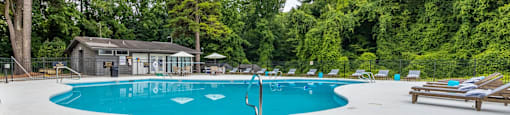 the resort style pool is available for residents to use