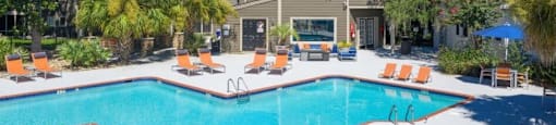 Sparkling Swimming Pool at The Avenues of West Ashley in Charleston, SC