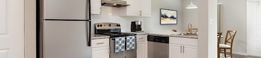 Beautifully designed kitchen inside your apartment home at The Reserves of Melbourne in Melbourne, FL