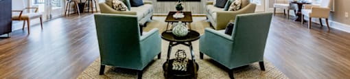 the preserve at ballantyne commons living room with couches and chairs