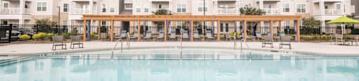 the swimming pool at the resort at governors crossing