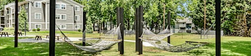 our apartments offer a spacious yard for residents to hang out