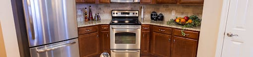 Kitchen at The Village Lofts, Greensboro, North Carolina