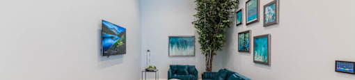 Lobby view at The Residences of Wilmette, Wilmette, IL, 60091