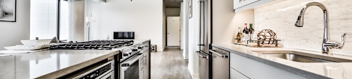 gas stoves with vents in the kitchens