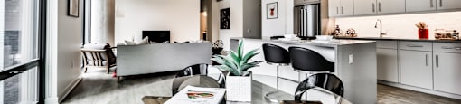 kitchen with island