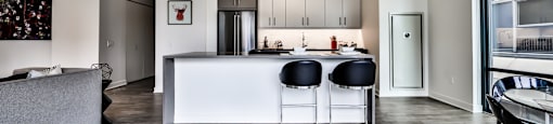 kitchen with island