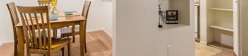 El Encanto with Dining area and nice decorative shelves