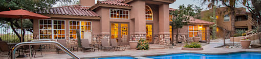 Refreshing pool at La Reserve Villas in Oro Valley AZ