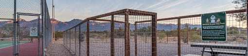 Riverstone dog park with nice safe fencing all around