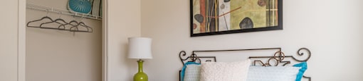 Desert Sands bedroom with large closets.
