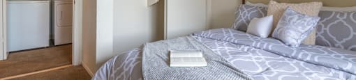 Cantera spacious bedroom with large closet space