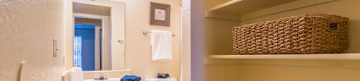 Enclave apartments with nice large linen closets