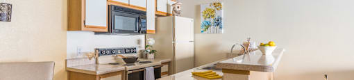 Arboretum kitchen with plenty of cabinetry