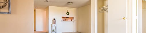 Cottonwood Creek apartment with plenty of storage.