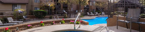 Arboretum view of hot tub and spa