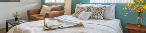 El Encanto studios with spacious rooms and cozy couches