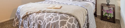 El Encanto spacious bedroom with carpet flooring and nice natural lighting