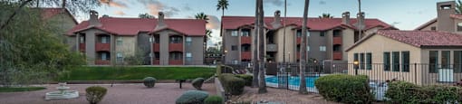 Enclave courtyard view