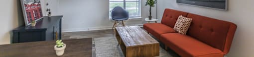 Blue Living Room at The Junction, Memphis, TN, 38111