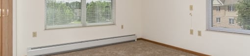 Ceiling fans in the bedrooms