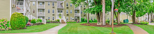 Landscaped Walkway  at Station Pointe Apartments, Massachusetts, 02048