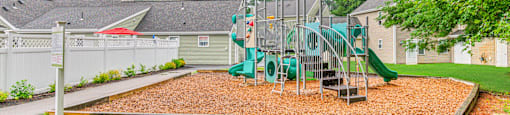 Playground For Family Resident Usage at Station Pointe Apartments, Mansfield, MA, 02048