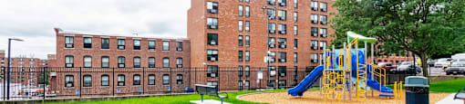 Resident playground at Whittier Terrace, Worcester, MA, 01609
