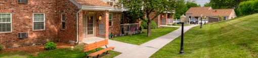Landscaped Walkway at Summerhill Glen, Maynard, 01754