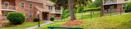 Beautiful Landscaped Grounds at Summerhill Glen, Maynard, Massachusetts