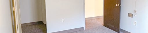 Spacious Floor Plans with Closets and Carpeting. at Montani Towers, Wheeling, 26003