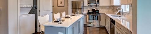Apartment Kitchen at The Elm at Island Creek Village in Duxbury, MA