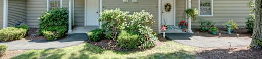 Exterior View of Apartments Entrances. at Mariner's Hill Apartments, Marshfield, 02050