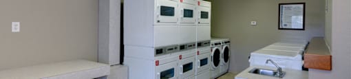 Community Laundry Suites At Pondside at Littleton Apartments. at Pondside at Littleton, Massachusetts
