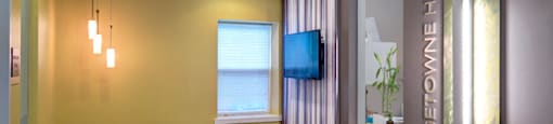 Management Office Interior at Georgetowne Homes Apartments, Hyde Park, 02136