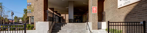 Exterior Main Enterance. at Dorado Apartments, Yonkers, 10701