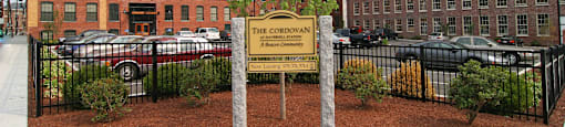 Monument Signage  at The Cordovan at Haverhill Station, Haverhill, MA, 01830