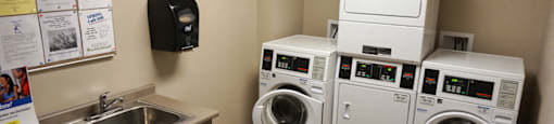 Laundry Suite at Ohav Sholom Apartments in Albany, NY.