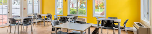 Community clubroom at Littlebrook Apartments, Massachusetts, 01749
