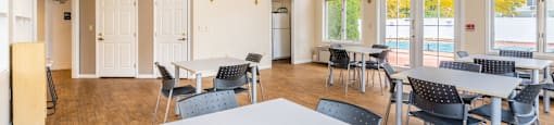 Community clubroom at Littlebrook Apartments, Hudson, MA, 01749