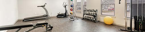 Resident  Fitness Center with Updated Equipment, at Niagara Square, Buffalo, 14201
